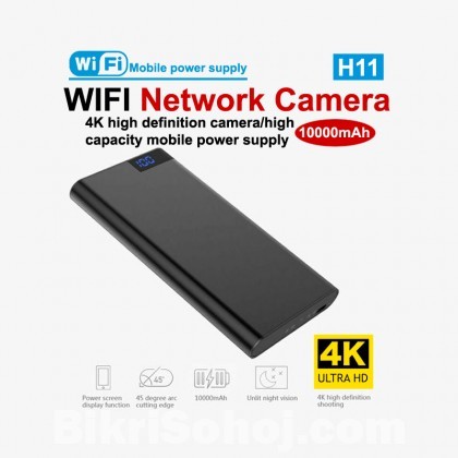 IP Camera Power bank Camera 4K Night Vision Live Wifi IP Cam